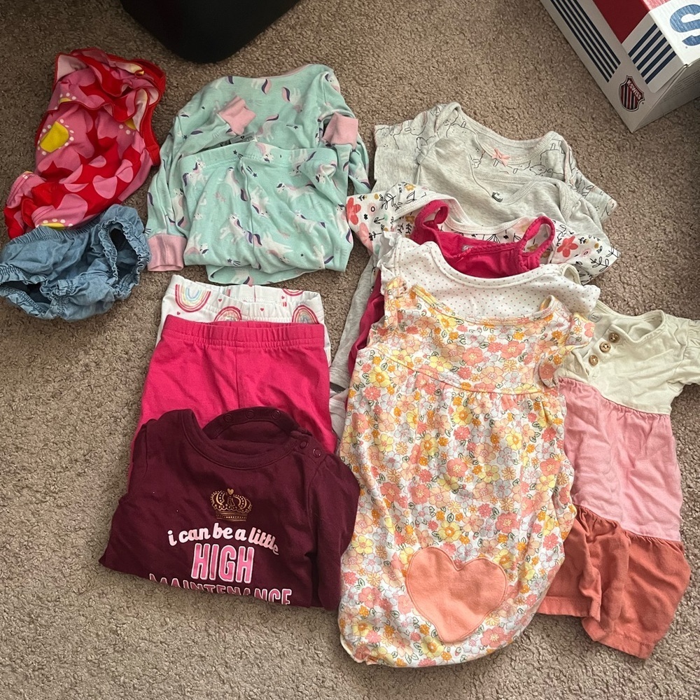 Girls 14 piece 12M bundle